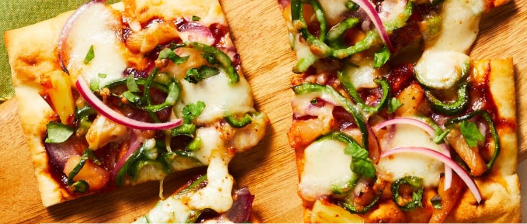 BBQ Pineapple Flatbreads