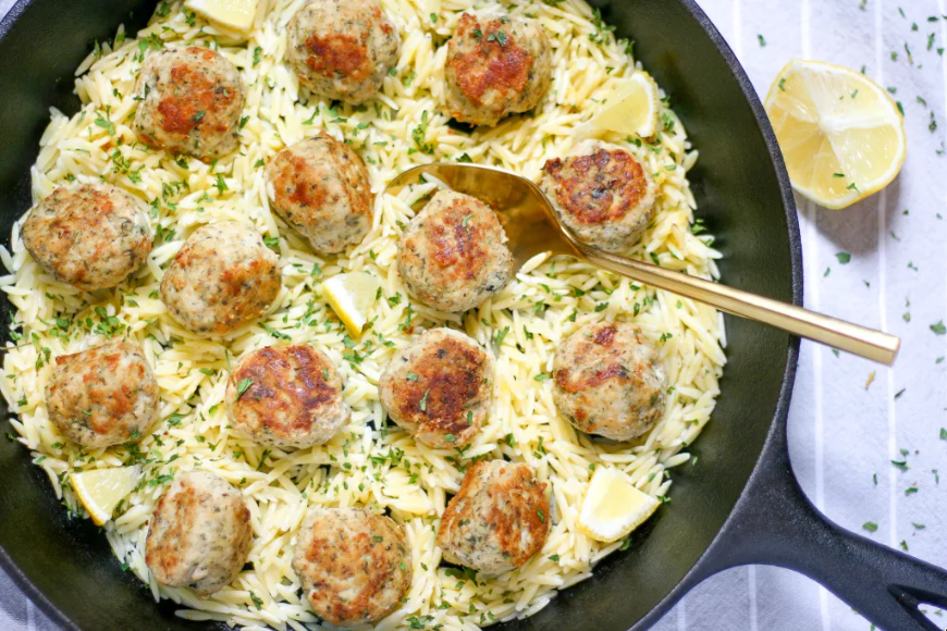 Easy Greek Chicken Meatballs