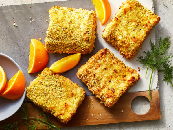 Panko-Crusted Air Fryer Mahi Mahi