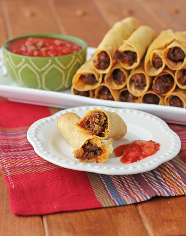 Spicy Beef Taquitos