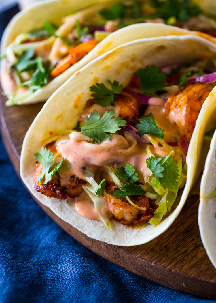 Spicy Shrimp Tacos