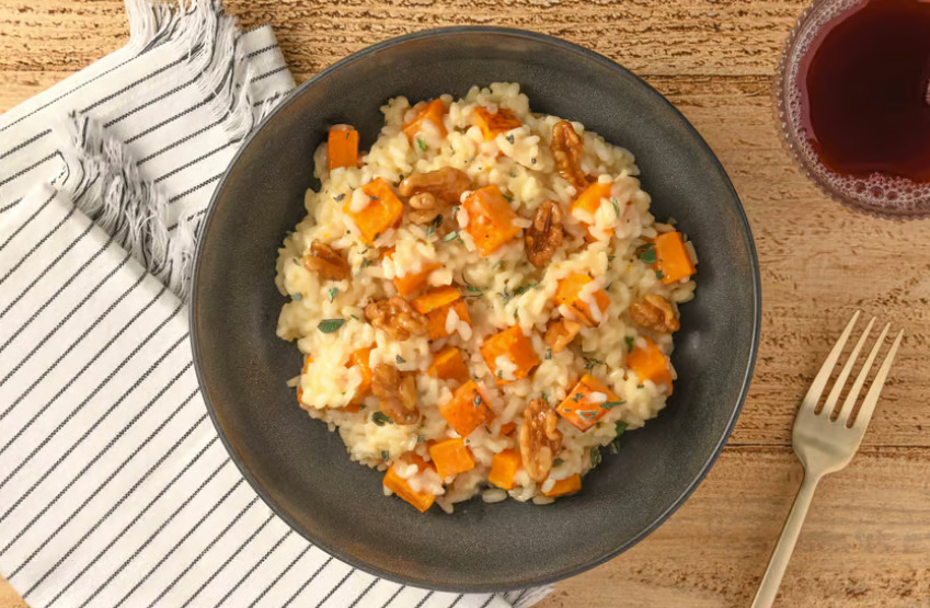 Sweet & Savory Butternut Squash Risotto