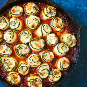 Zucchini Lasagna Rollups